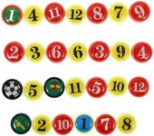 27 piezas imanes de repuesto para tablero de entrenamiento tablero de fútbol imanes de repuestos imanes pequeños Multi 2.00X2.00X0.20CM