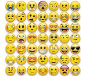 50pcs Lindo Emoji para el refrigerador Cocina Refrigerador Pizarra magnética Memo Decoración del tablero Inicio Niños Niños Niñas Regalos ideales 2...