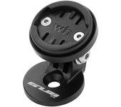 Gub Soporte de soporte de tapa superior de potencia de bicicleta ajustable con 4 adaptadores para Garmin para Bryton para Cateye para Wahoo