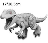 Figuras de dinosaurios, Bloques de T-Rex Indominus, Bloque de dinosaurio grande, Fiesta de cumpleaños para niños gris hybrid tyrannosaurus rex