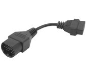 Cable de diagnóstico del escáner ODB2 Reemplazo del adaptador de conector de 17 pines a 16 pines para Ford Ranger