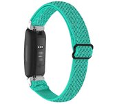 Para Fitbit Inspire 3 Wave Shape Woven Nylon Smart Watch Band Correa de muñeca de reemplazo Multicolor Style I