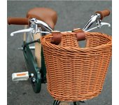 Cesta delantera de bicicleta para niños Cesta colgante de bicicleta Cesta tejida de ratán PP PP con cinturones ajustables