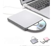 Nuevo 2024 Apple Macbook Pro Air Mac Pc Laptop USB Ranura Externa En Unidad de Cd / Dvd Burner_fc31 -DGJR plata-2