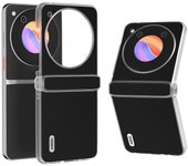 Para ZTE nubia Flip 5G/Libero Flip Case Funda de teléfono para PC de cuero de vaca de seda suave con borde mate Multicolor Style A