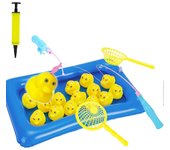 Juguetes de pesca de patos de piscina para niños Juegos de juguete flotante magnético Estanque inflable Bañera Juego de baño Juguete educativo de a...