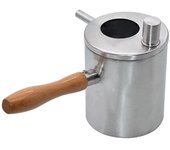Olla de vertido de cera de abejas Olla de fusión de cera de abejas de acero inoxidable Olla de fusión de cera Herramienta de vela Olla de cera para...