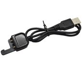 Cargador de datos USB de la cámara Cable de carga del control remoto WiFi para Gopro Hero 3 4 5 Negro
