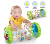 Bebé inflable bebé principiante gateando roller juguete con pelota y campana trepar gatear a lo largo del juego Regalo educativo temprano para acti...