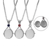 H2o Collar Concha Sirena Colgante Abrible Y Ccerrable Accesorios Regalo Mujer azul