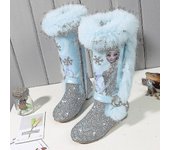 Elsa Princess Kids Winter Frozen Boots