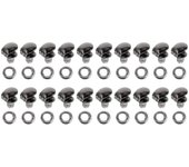 20pcs ganchos de bota de latón ganchos de cordón de zapatos Set de botas hebillas de cordón de zapatos ganchos de fijación de cordones