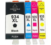 Reemplazo del cartucho de tinta compatible con tinta inteligente para Hp 934xl 935xl 934 xl 935-yu