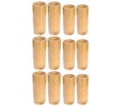 12 piezas de taras de bambú Tazas de ventosas reutilizables Frascos de ventosas de masaje Herramientas de ventosas de salón