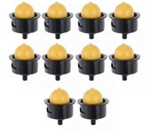 Paquete de 10 Carburador Cortacésped T475 Bombilla para cortacésped Soplador Reemplazo del motor Piezas de jardín