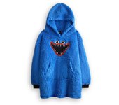 Poppy Playtime Poppy's Playtime Boys Manta Sudadera con capucha bordado de personajes azules - Talla única Azul One Size