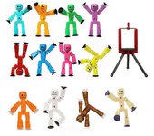 Figuras de acción de Stikbot de color aleatorio Juguetes Muñecas de animación divertidas con G