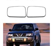 Para Nissan Navara D22 Patrol Y61 Lente de visión trasera de calefacción Lente de espejo retrovisor reflectante Derecho