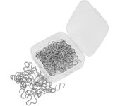 150 piezas de conectores de ganchos mini s perchas de gancho de alambre en forma de S de metal para manualidades de bricolaje, joyas colgantes, lla...