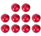 10 piezas de botón de camisa de decoración retro botones de imitación de jade botones decorativos hebilla de camisa circular Claret 1X1cm