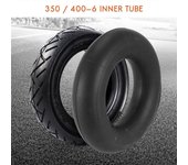 3.50 / 4.00-6 Tubo de neumático Rueda de neumático de cámara de aire 350 / 400-6 Válvula de goma de mini moto de cámara de aire 6 negro