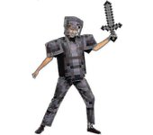 Hongze My World Minecraft Diamond Armor Series Cosplay Game Character Performance Costume Z S