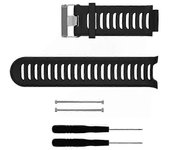 Correa para Garmin Forerunner 910xt Correa de moda de reloj duradero con destornillador (Ruipei) Negro