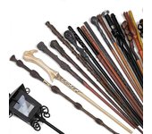 24 tipos de 35-40 cm Potter Ditu Metal Core Varitas Mágicas Caja Dumbledore Malfoy Hermione Voldemort Varita Mágica Harried Sin 9