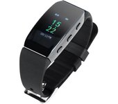 Grabadora de voz digital de 16 GB Ver dictáfono de audio con pantalla a color Pulsera desmontable MP3 Reproductor de música Grabadora activada por ...