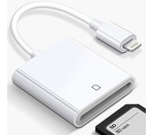 Adaptador de lector de cámara Apple Lightning a tarjeta SD compatible con Iphone Ipad