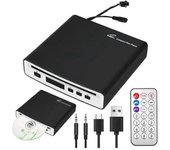 Reproductor de CD universal externo para automóvil, reproductor de CD para vehículo, reproductor de CD portátil para automóvil / TV / computadora p...