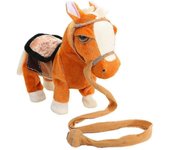 Caballo interactivo electrónico camina a lo largo del caballo con la correa del control remoto bailando canto caminando musical Ponypet juguetes pa...