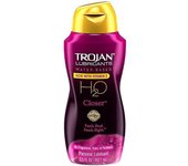 Trojan Lubricantes Lubricante Personal H2O Closer a Base de Agua, 5.5 oz.