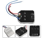 Amoladora angular eléctrica de litio sin escobillas Tablero de control Piezas de amoladora angular Plástico sin escobillas Práctico para/Makita