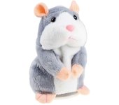 Juguete de peluche de hámster parlante de 16 cm, repita lo que dice Juguetes de peluche divertidos para niños, Juguetes interactivos de peluche de ...