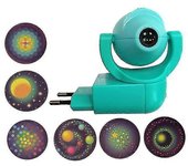 Star Moon Animal Proyector Led Proyector 6 Imágenes Sensor Eu Plug Luz Nocturna Para Niños Bebé Decoración del Dormitorio