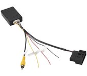 Adaptador de caja decodificadora con convertidor de señal AV CVBS RGB a (RCA) para cámara de visión trasera de fábrica Golf 6 CC negro