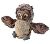 Kawaii Cartoon Animal Búho Pájaro Peluche Mano Marioneta Bebé Cuento de Navidad Regalo de Navidad Regalo de Navidad 25cm