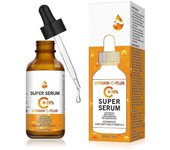 20% Sérum De Vitamina C Con Ácido Hialurónico Para Rostro Y Escote, Vitamina C Antiedad Contra Manchas Oscuras Y Piel Cansada 30ml 3piezas