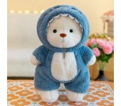 Redkid 25-40cm Kawaii Oso En Ropa Juguetes De Peluche Animal De Peluche Lina Bear Muñeca Suave Dibujos Animados Niña Regalos De Cumpleaños Para Niñ...