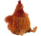 Animales de peluche de pollo suave juguete para niños Regalos de inauguración de la casa rojo