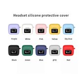 para funda de funda JBL Tour Pro 3, funda protectora de silicona antiarañazos a prueba de golpes Gris