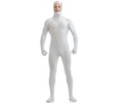 Nuevo traje Zentai de cuerpo completo para adultos para hombres de Halloween Segunda piel trajes ajustados Spandex Nylon traje cosplay disfraces Z ...