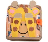 Zdiqing Juguetes Libro Para Niños Pequeños Tablero Ocupado Niño Pequeño Libro Tranquilo Para Bebé Actividades de Aprendizaje Preescolar Juguete Sen...