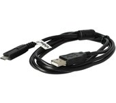 Cable USB vhbw cable de datos compatible con cámara Panasonic Lumix DMC-TZ3, DMC-TZ7, DMC-TZ11, DMC-TZ6, DMC-TZ10, DMC-TZ1s, cámara DMC-TZ15, video...