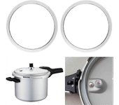 2 piezas de ollas a presión de 22 cm junta de goma de silicona blanca anillo de sellado olla a presión anillo de sellado herramientas de cocina