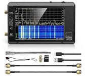 Unbrand Tiny Spectrum Analyzer TinySA ULTRA Pantalla de 4" 100kHz-5.3GHz con Cardcn de 32GB