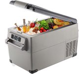Succebuy Refrigerador portátil para automóvil de 35L Refrigerador Refrigerador Congelador eléctrico para viajes de picnic