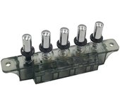 Interruptor de teclado de campana extractora MQ165 AC 250V 4A 5 interruptores de tablero de botones para campana extractora-YVAN Como se muestra