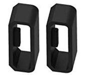 2 piezas de anillos de retención de correa de reloj 22 mm / 26 mm soporte de bucle para Garmin Fenix 3 / 5X / 5X Plus / 6X / 6 / 6 Pro / 3 HR Negro